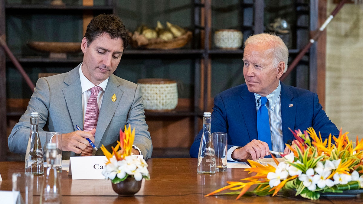 Justin Trudeau, Joe Biden