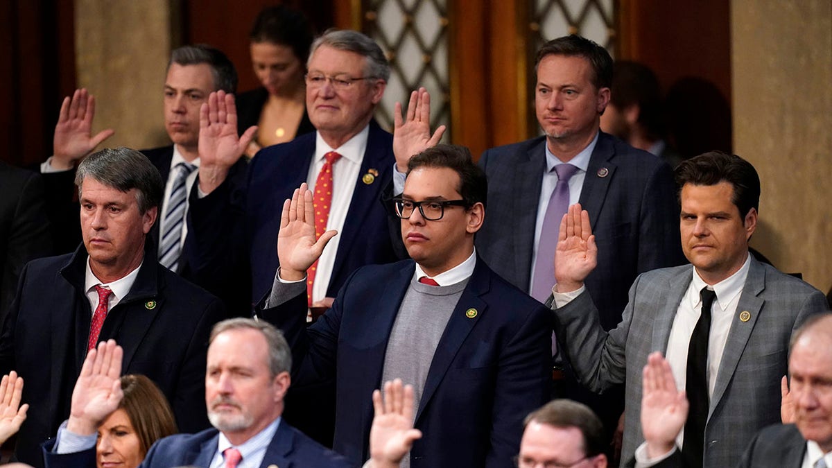 George Santos sworn in