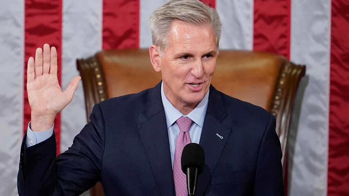Kevin McCarthy delivers first remarks after winning House Speaker 'Our