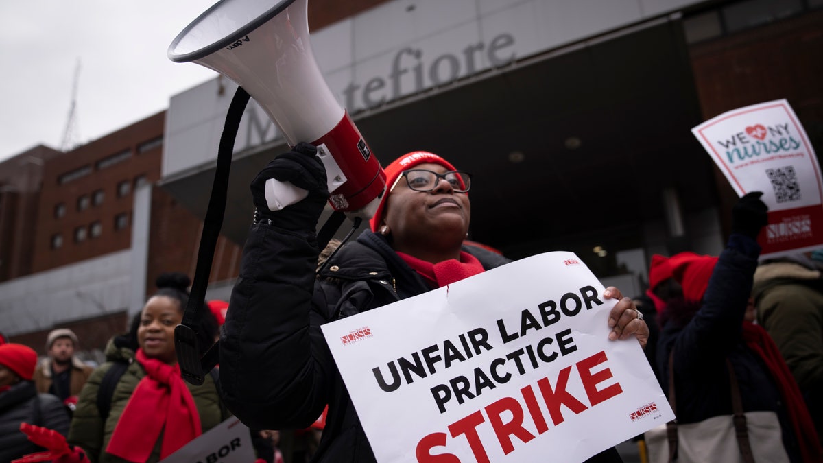 NYC nurses protest