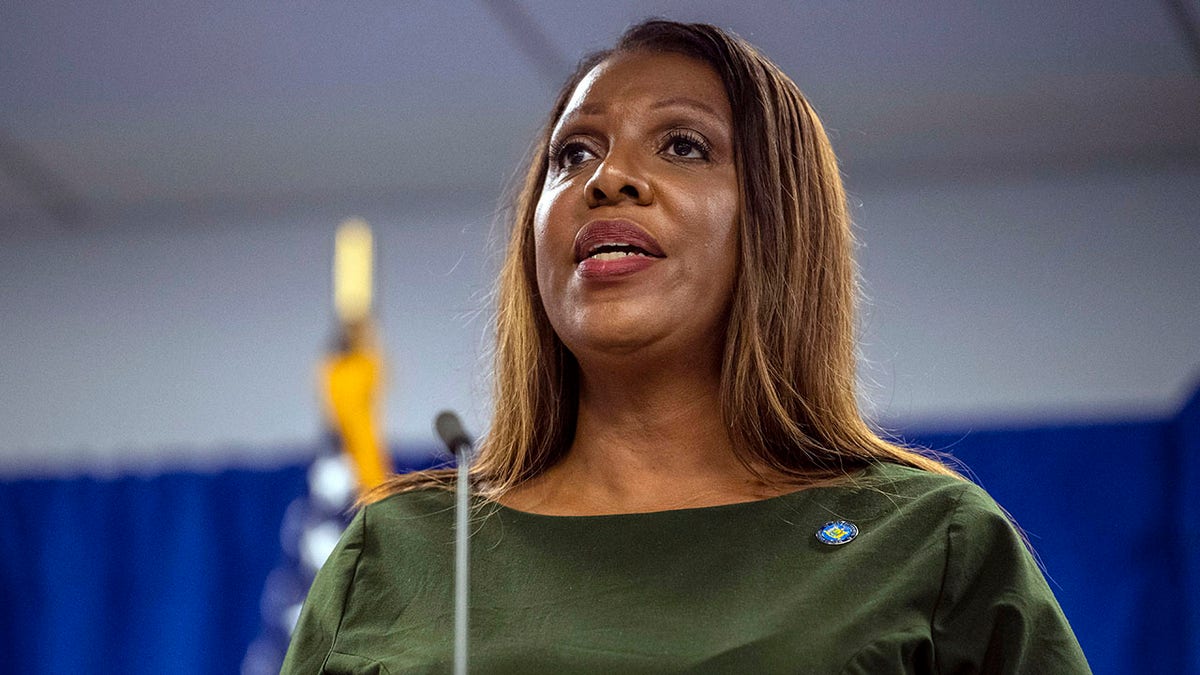 AG Letitia James speaks at press conference over Trump suit