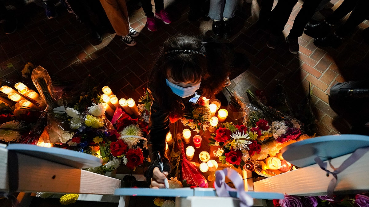 People at a vigil