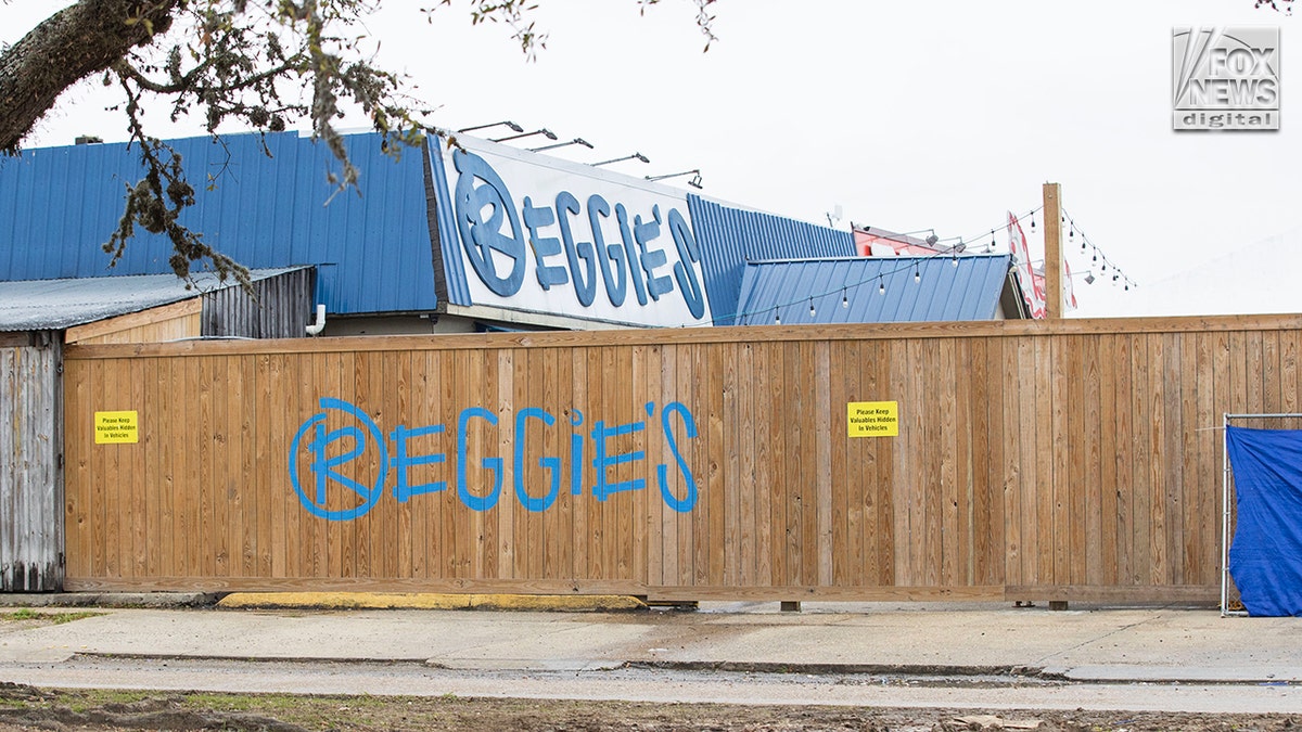 An exterior view of a local bar.