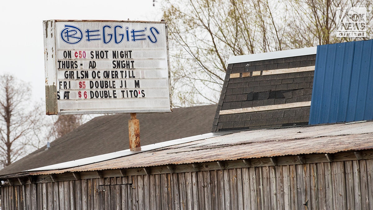 An exterior view of a local bar.