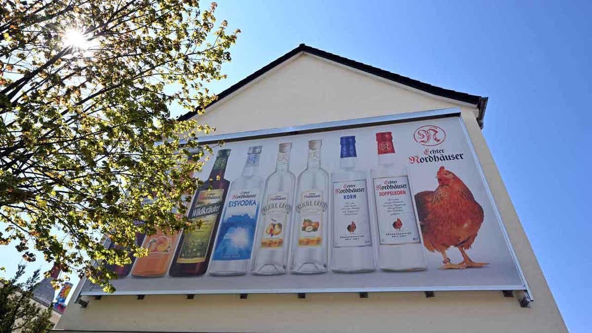 Alcohol advertisement in Germany