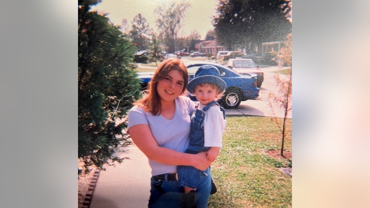 Ashley Marie Eiffert with toddler