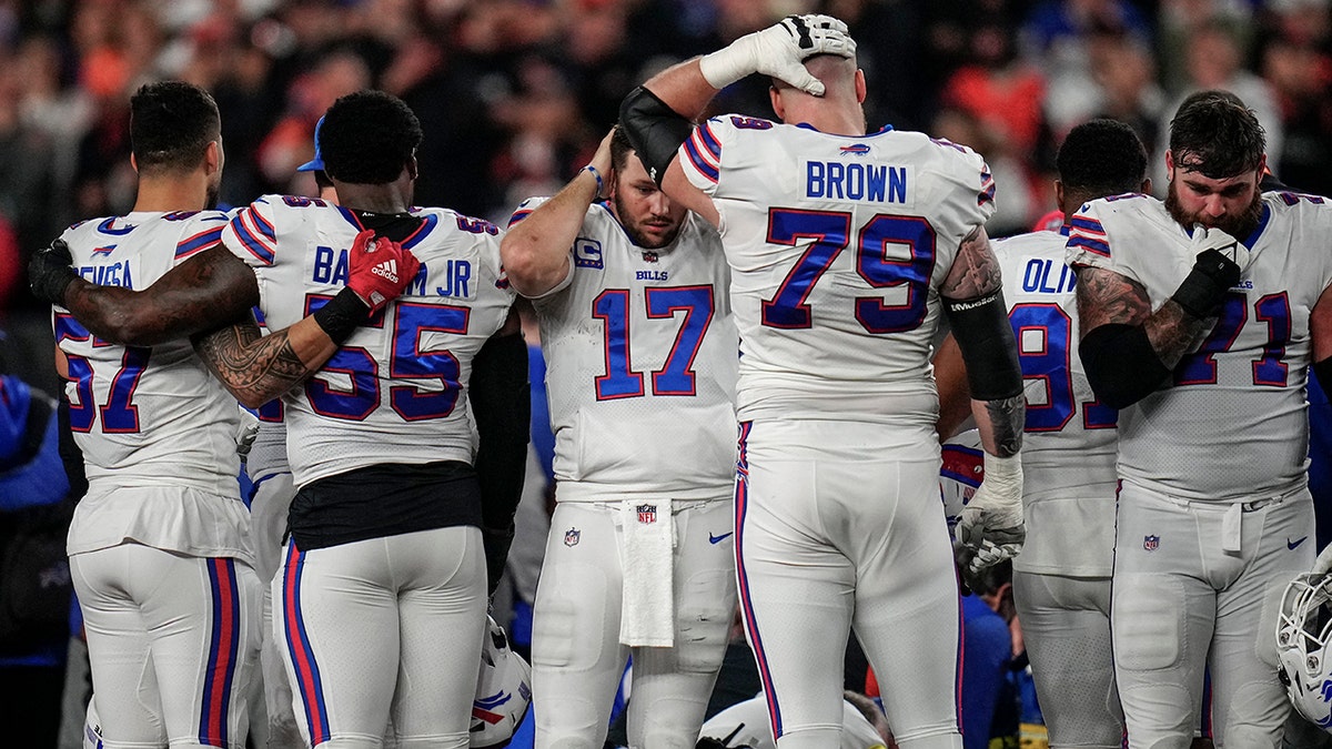 Bills players in shock