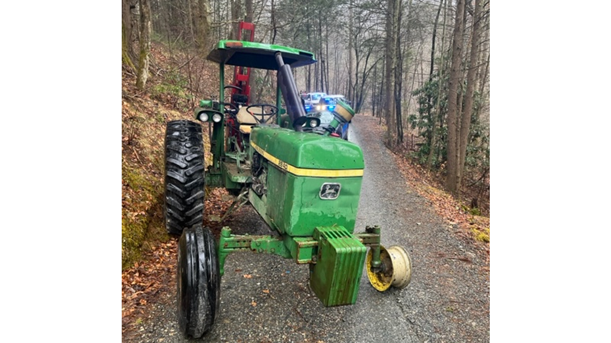 Boone, North Carolina stolen tractor