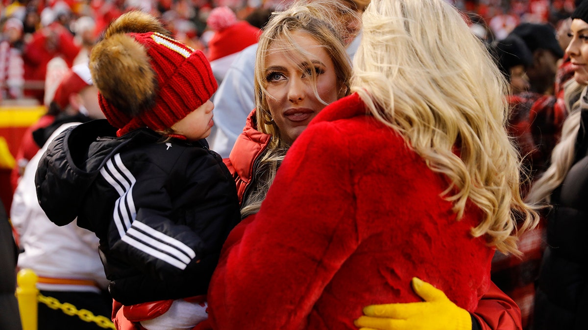 Brittany Mahomes and her children