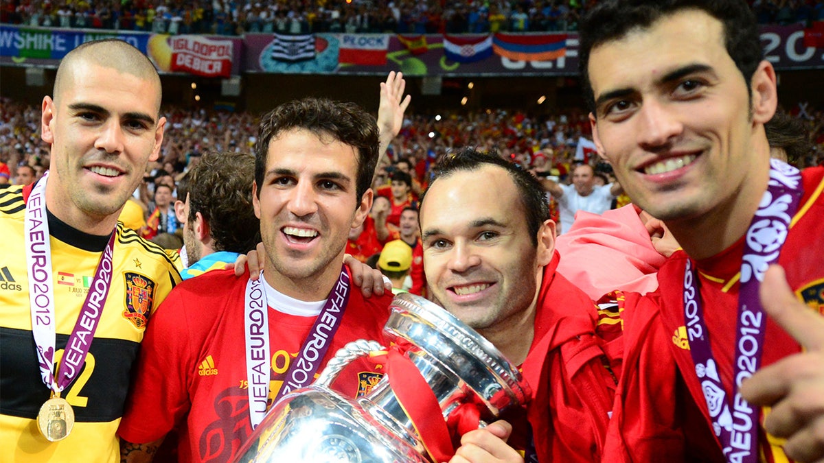 Euro 2012 winners including Busquets