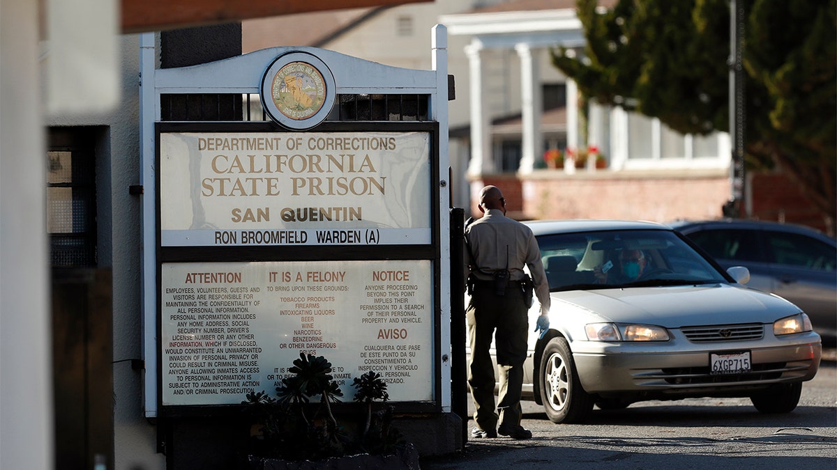 San Quentin State Prison in San Quentin, Calif., on Dec. 14, 2020. 