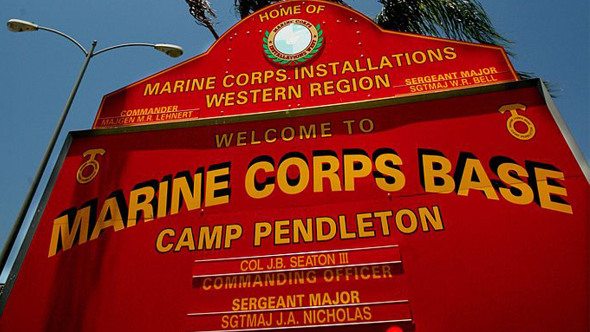 Camp Pendleton sign