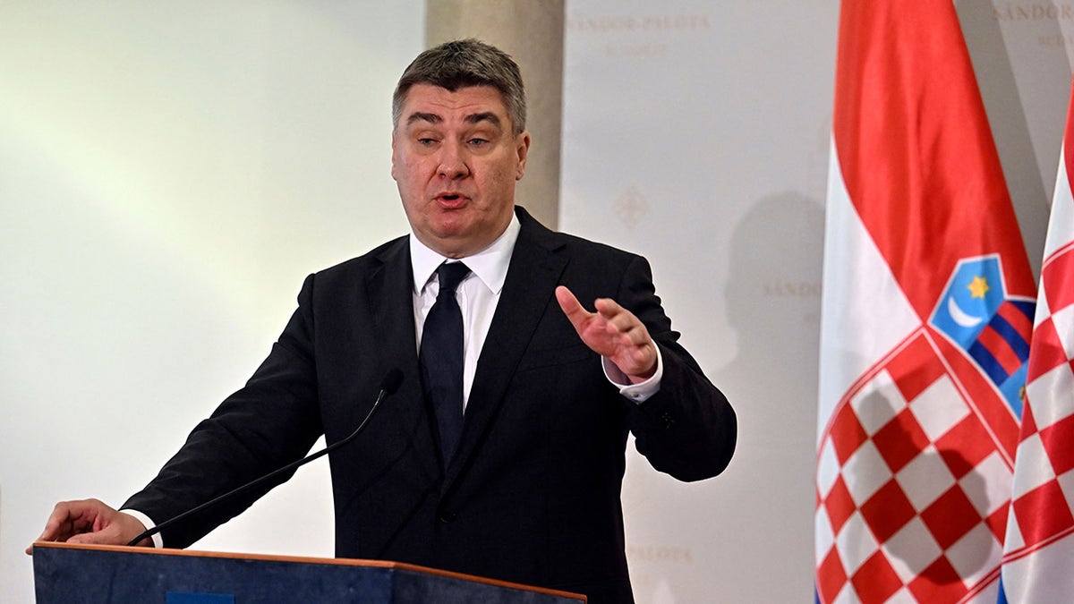 Croatian President Zoran Milanovic