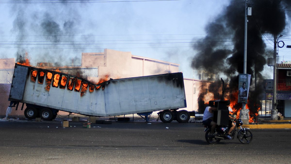 Violence on streets of Culiacan, Sinaloa