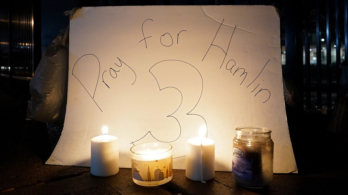 A vigil for Damar Hamlin