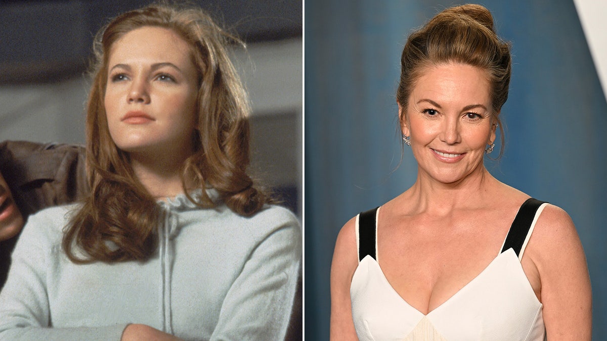 Diane Lane then and now split