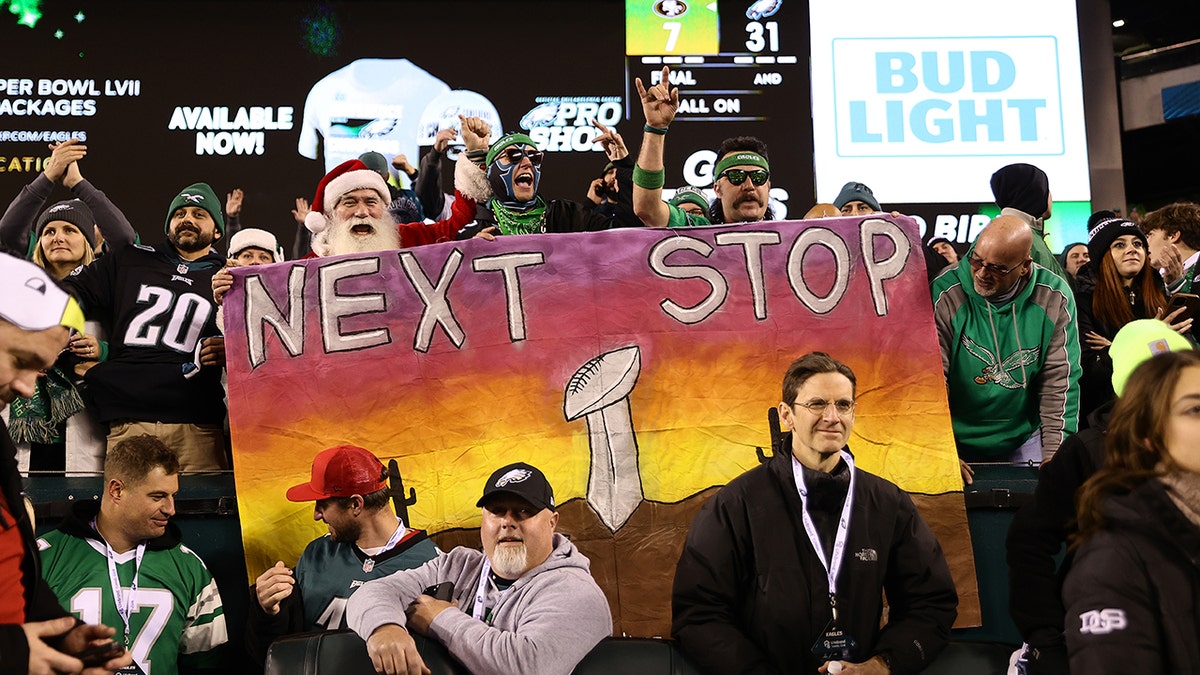 Photos: Eagles fans gear up after NFC championship, ahead of Super