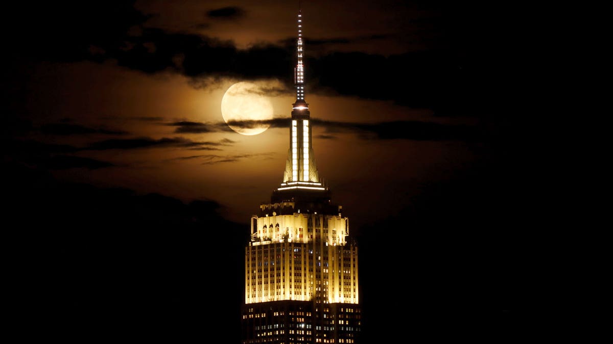 Empire State Building moon
