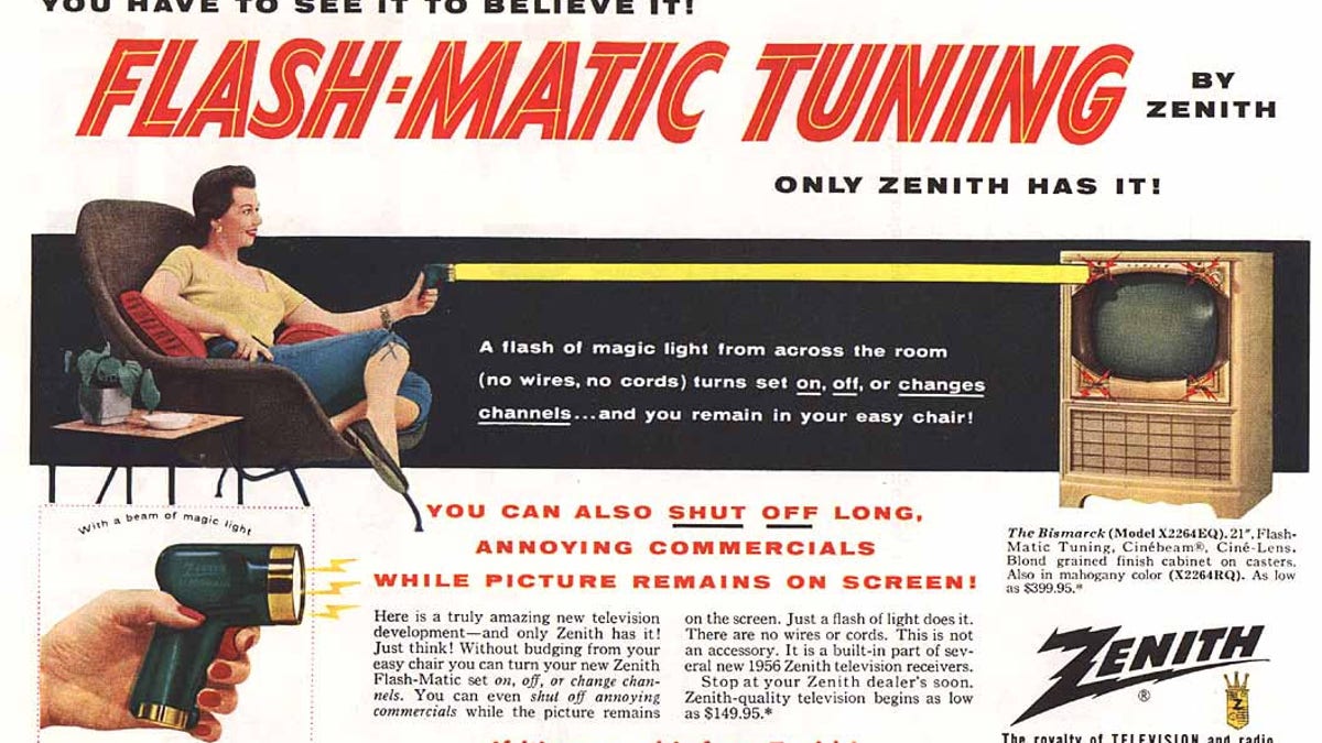 Zenith Flash-Matic ad