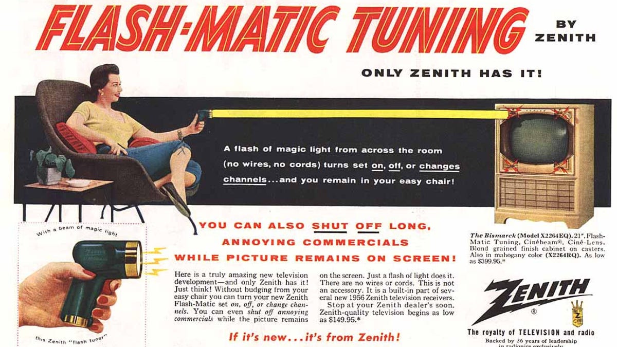 Zenith Flash-Matic ad