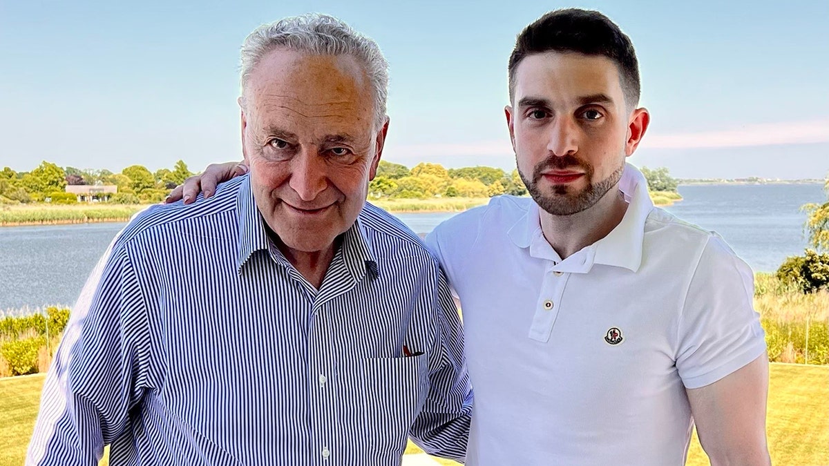 Sen. Chuck Schumer and Alex Soros