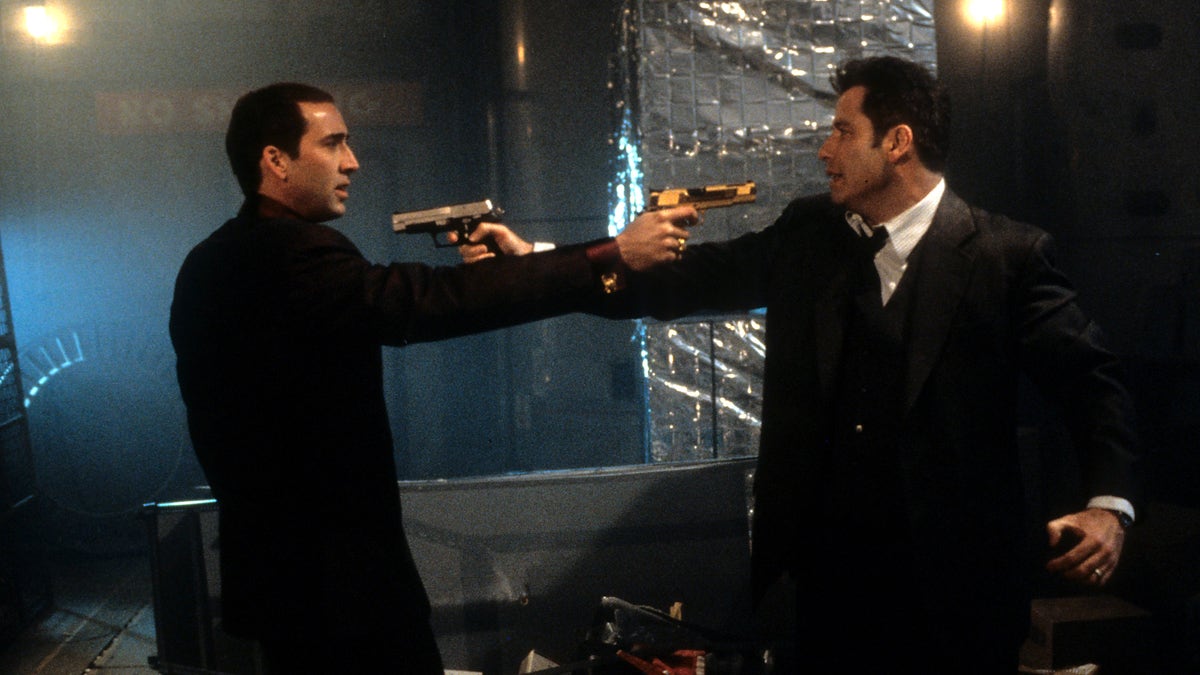 Face/Off with John Travolta and Nic Cage