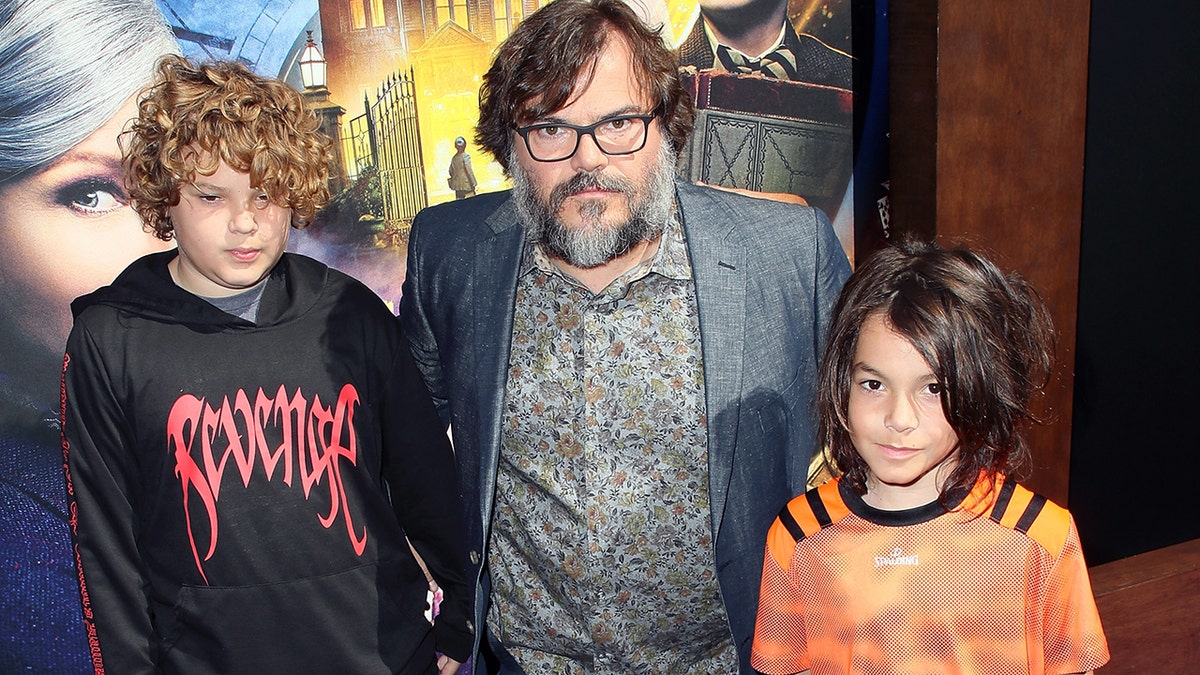 Jack Black and his sons