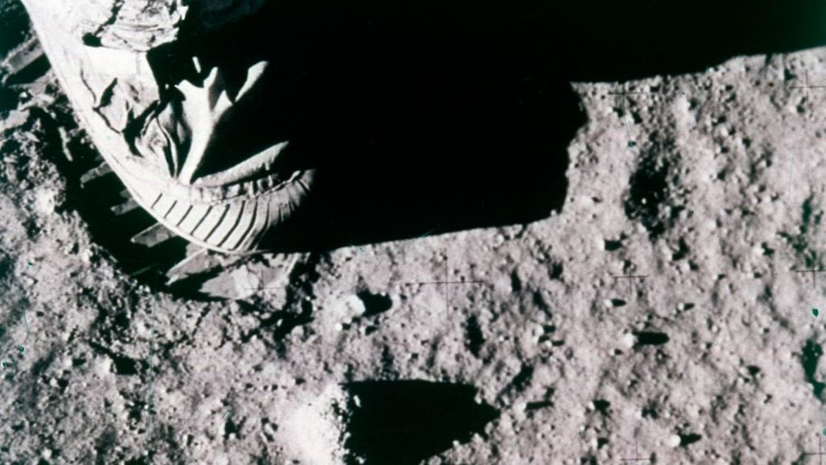 Footprint on the moon