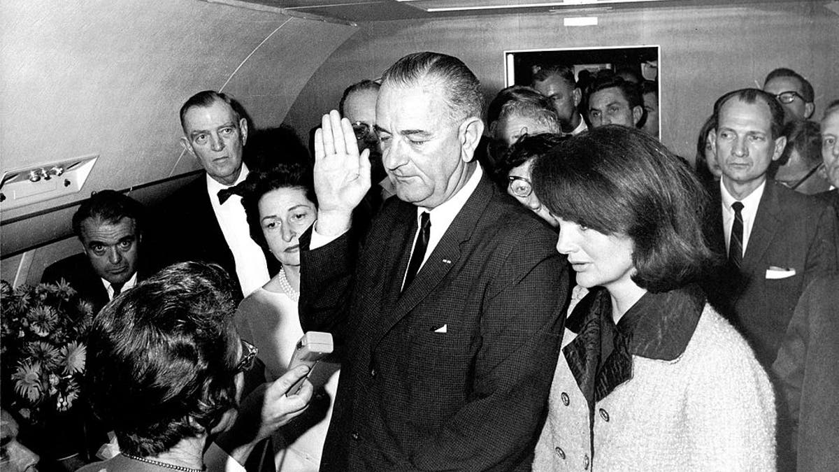 LBJ swearing in