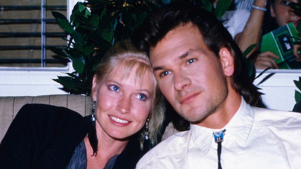 Patrick Swayze and wife