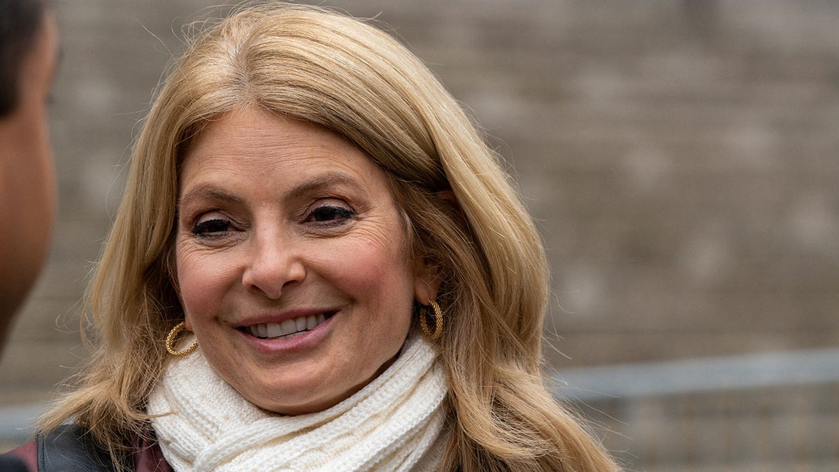 Epstein accusers' lawyer Lisa Bloom outside court for Maxwell trial