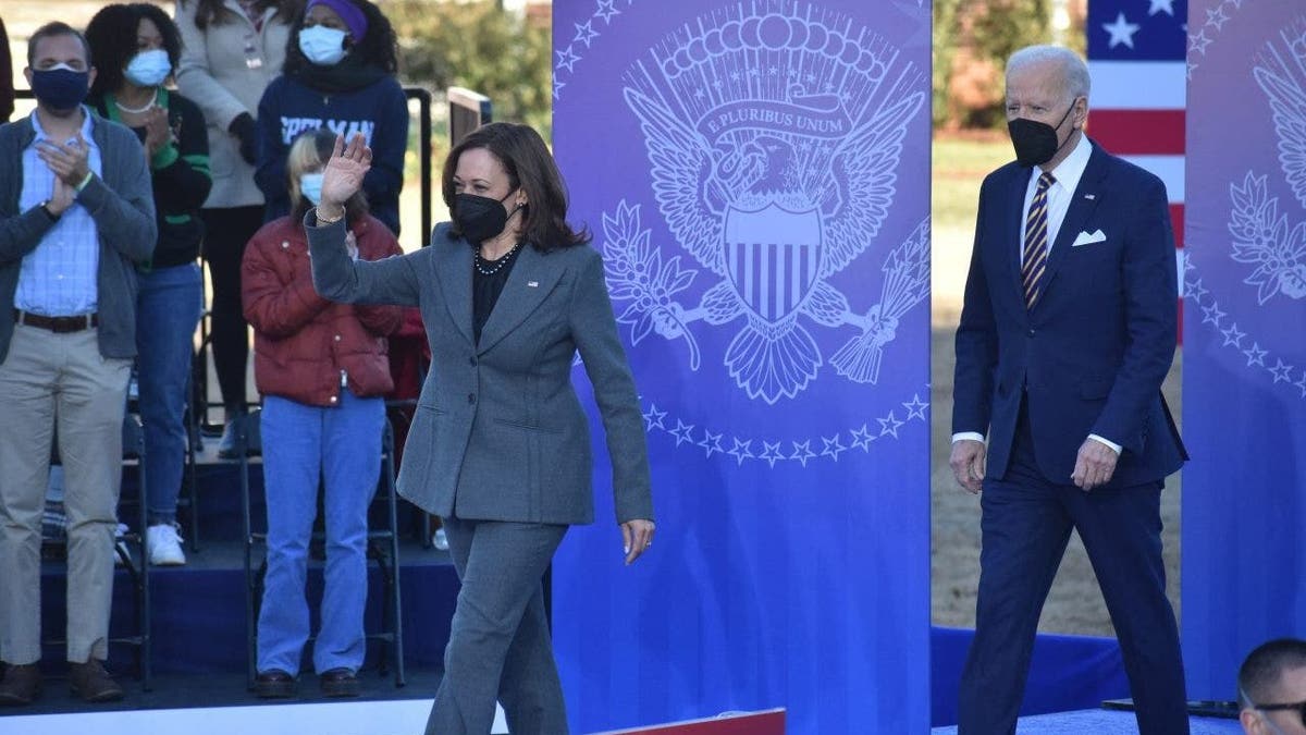 President of the United States Joe Biden and Vice President of the United States Kamala Harris