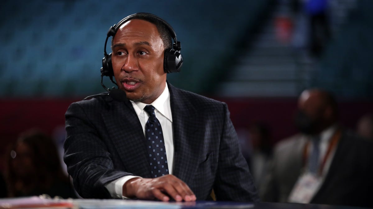 Stephen A. Smith during All Star Weekend