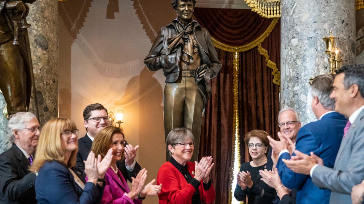 Earhart statue