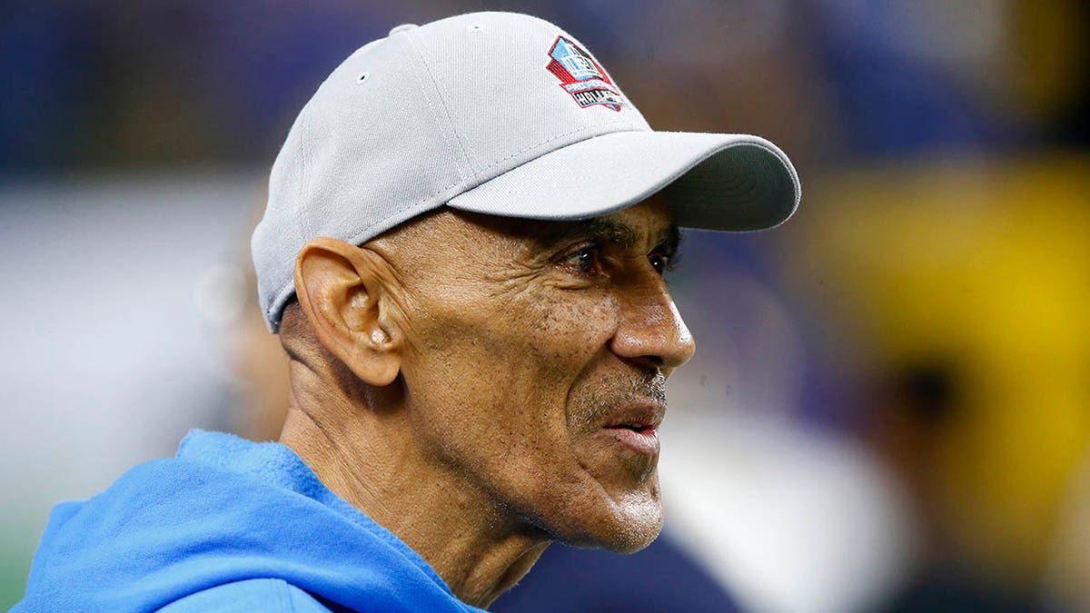 Tony Dungy at an NFL game