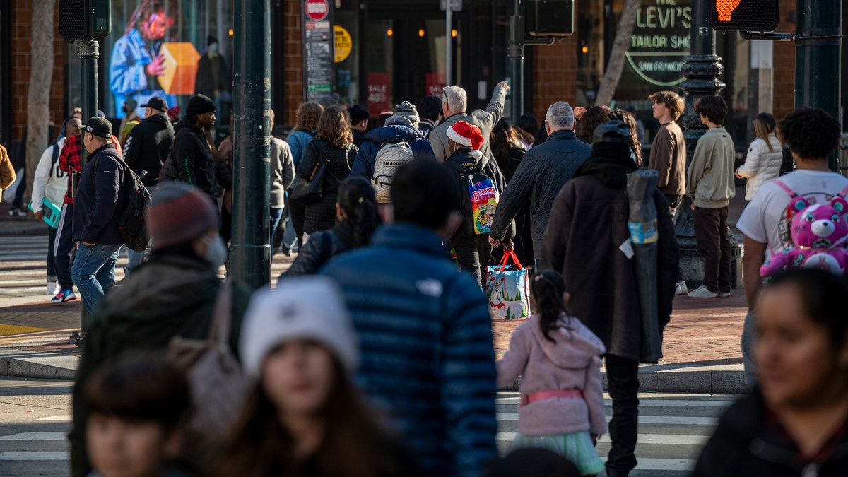 Pedestrians in San Francisco