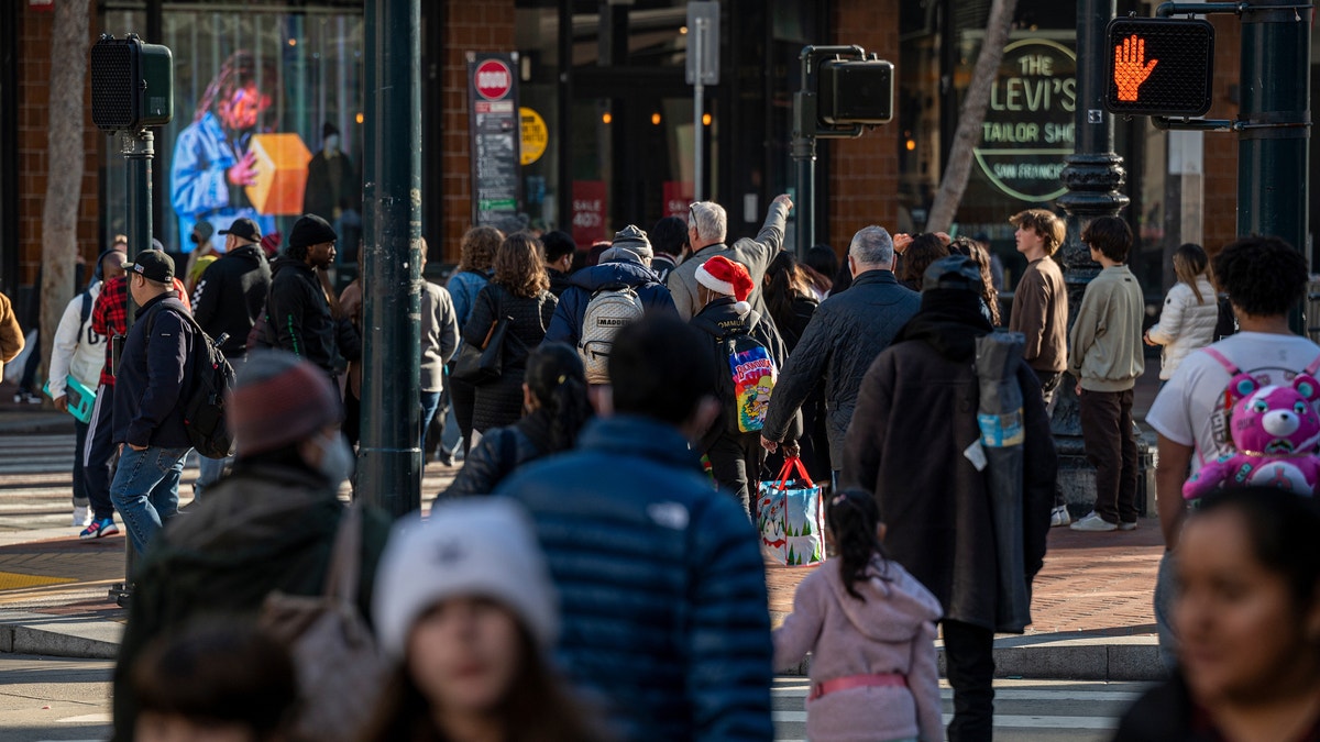 Pedestrians in San Francisco