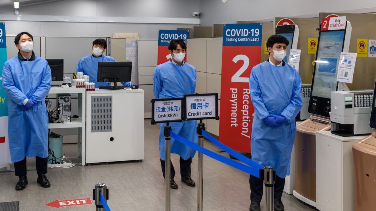 South Korean airport COVID testing