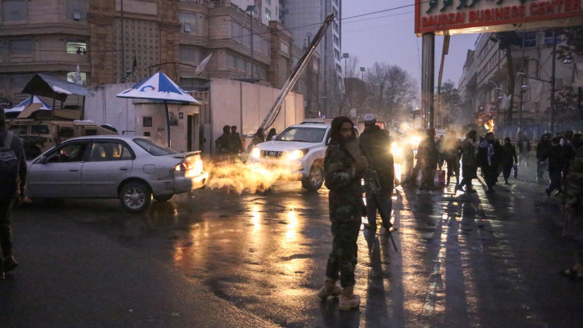 Afghanistan police secure foreign ministry