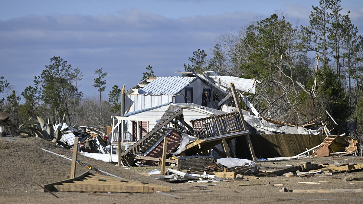 Wreckage in Alabama