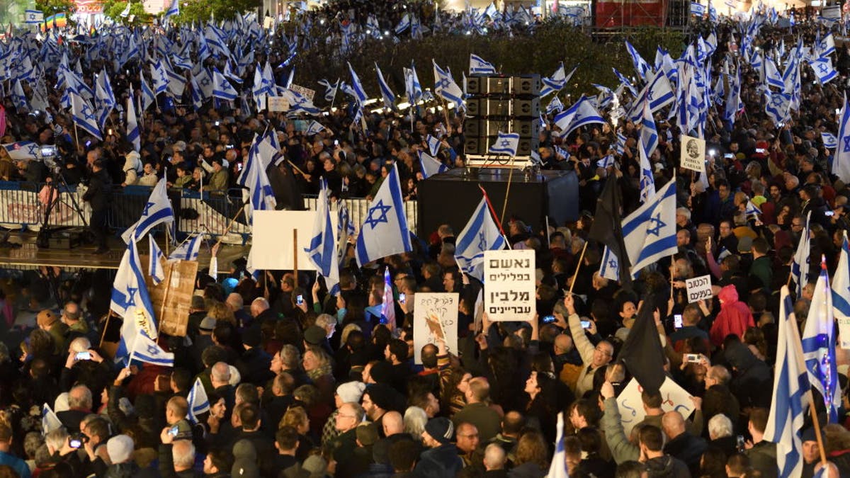 Protest in Tel Aviv, Israel