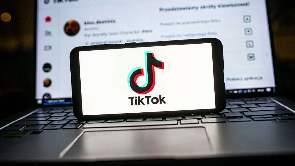 Tiktok logo computer smart phone