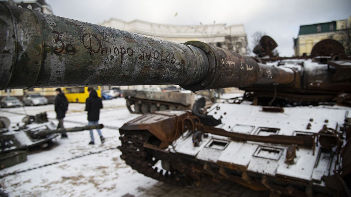 A tank in Ukraine