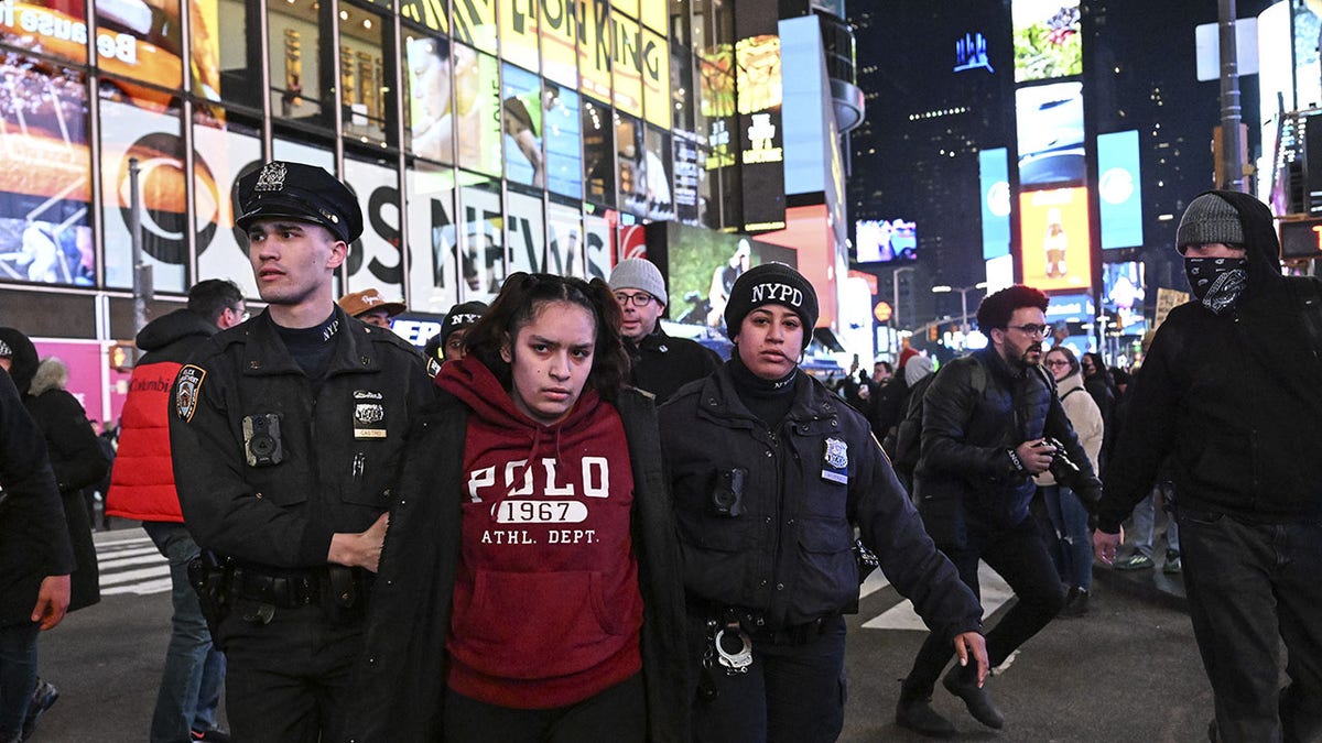 Times Square Tyre Nichols protester arrested