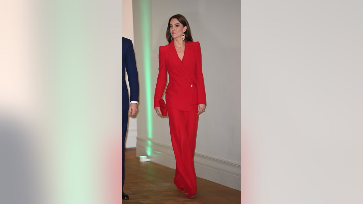 Kate Middleton stunned in red at charity event