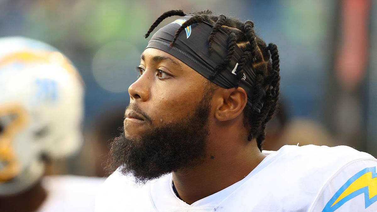 Jessie Lemonier with the Chargers during the preseason