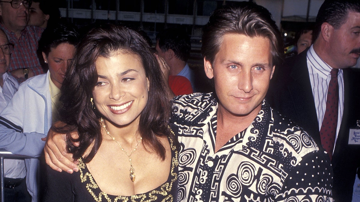 Paula Abdul and Emilio Estevez