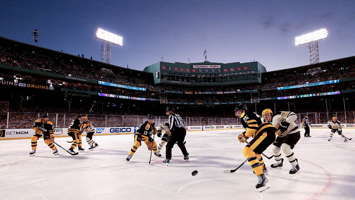 A general view of Fenway Park during the Winter Classic