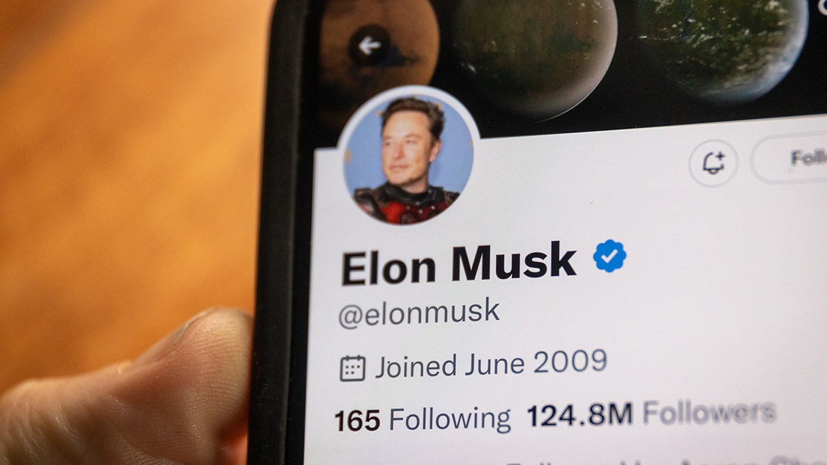 Elon Musk's X account