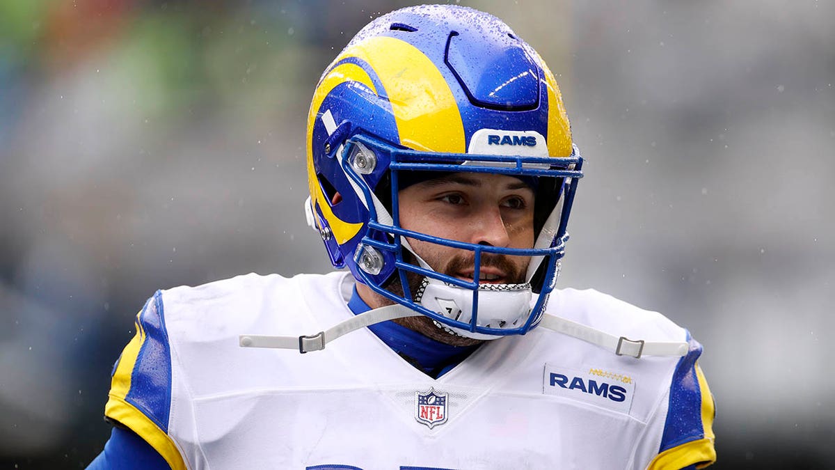 Baker Mayfield during a game against the Seahawks